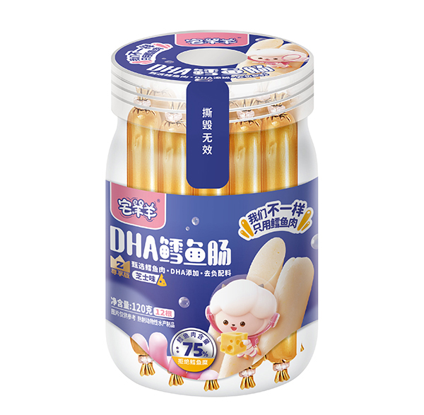  宅羊羊DHA鱈魚腸 芝士味