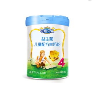 多加多可诺贝儿益生菌儿童配方羊奶粉4段800g.png