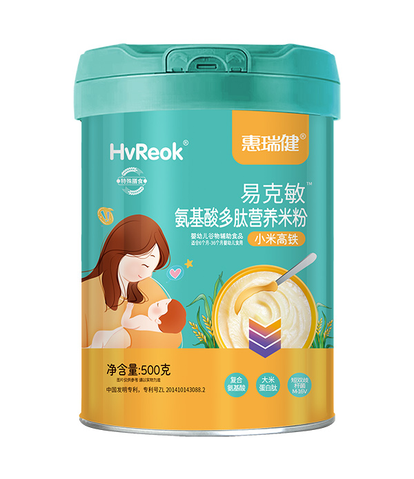  惠瑞健易克敏氨基酸多肽營養(yǎng)米粉-小米高鐵