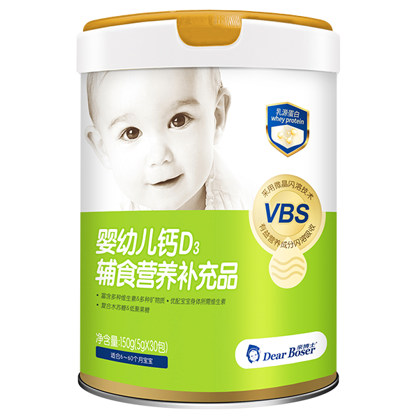  亲博士婴幼儿钙D3辅食营养补充品150g