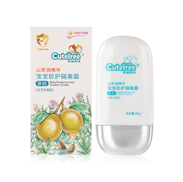    天使森林山茶油精華寶寶防護(hù)隔離霜