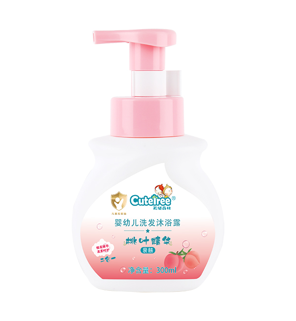   天使森林嬰幼兒洗發(fā)沐浴露（桃葉精華）300ml