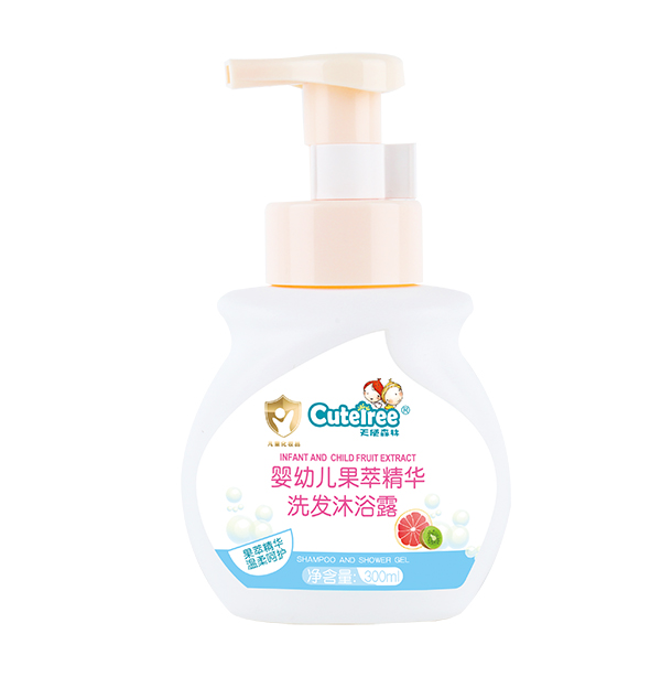   天使森林嬰幼兒果萃精華洗發(fā)沐浴露 300ml