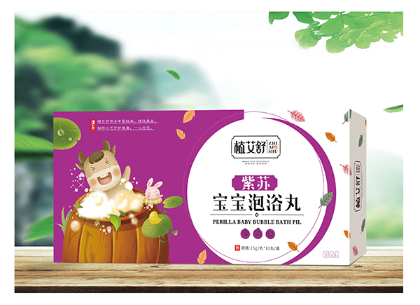  植艾舒紫蘇寶寶泡浴丸