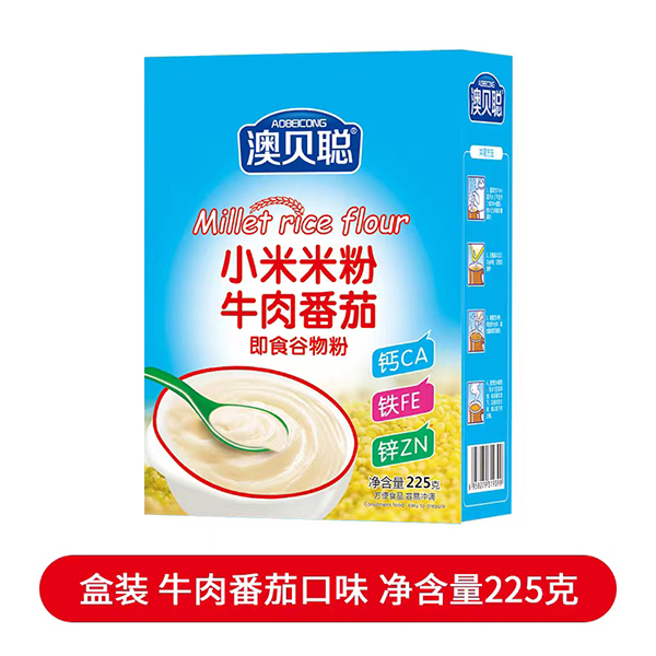  澳貝聰小米米粉盒裝 牛肉番茄