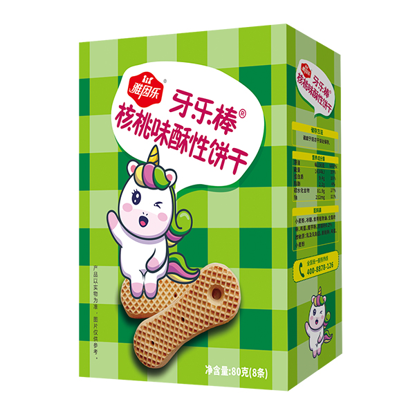  雅因樂(lè)牙樂(lè)棒核桃味酥性餅干