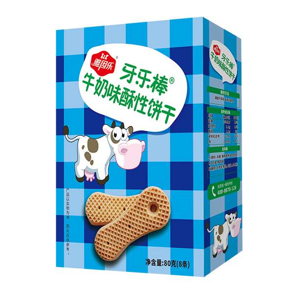  雅因樂(lè)牙樂(lè)棒牛奶味酥性餅干