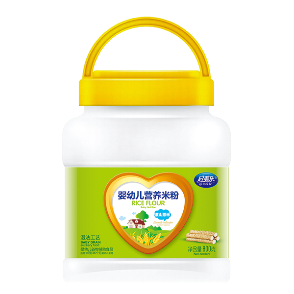  啟美樂(lè)嬰幼兒營(yíng)養(yǎng)米粉桶裝 淮山薏米