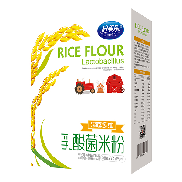  啟美樂乳酸菌米粉盒裝-果蔬多維