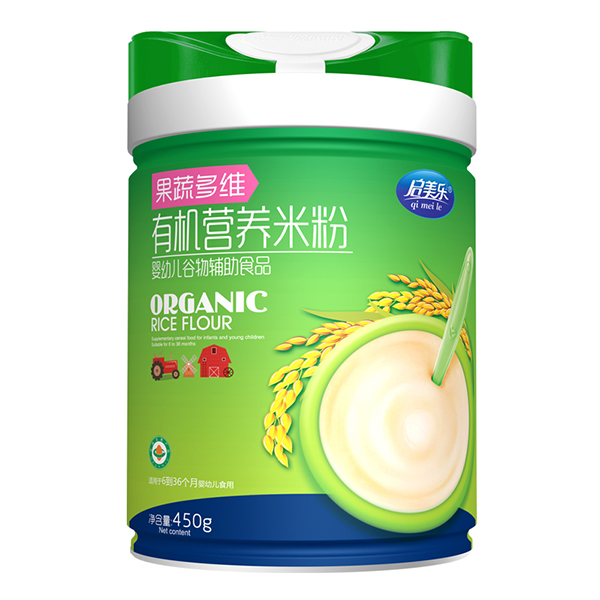  啟美樂有機(jī)營養(yǎng)米粉-果蔬多維