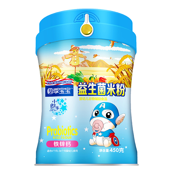  四季寶寶益生菌米粉-鐵鋅鈣