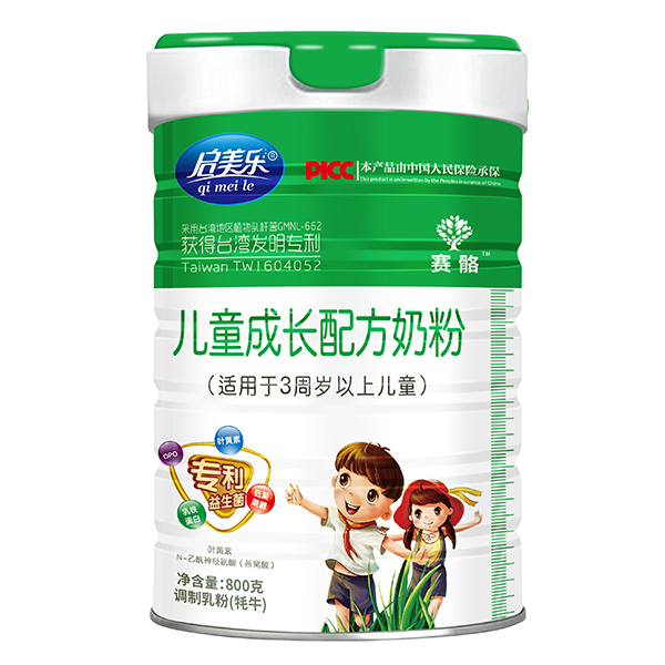   啟美樂賽骼兒童成長配方奶粉