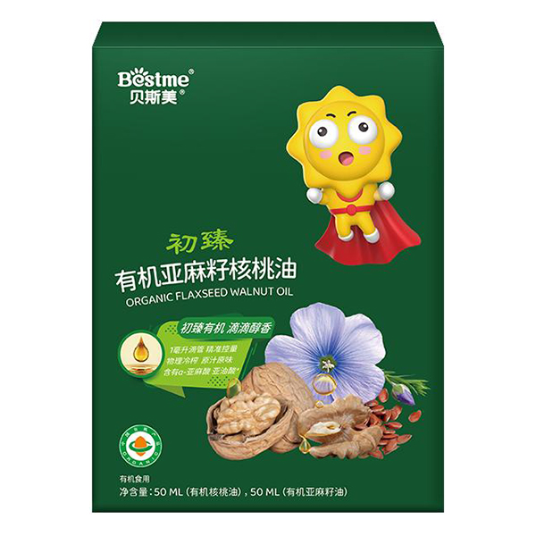  貝斯美初臻有機(jī)亞麻籽核桃油
