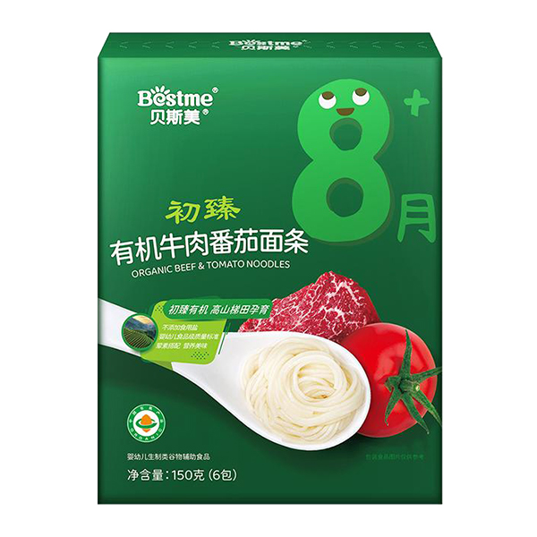  貝斯美初臻有機牛肉番茄面條