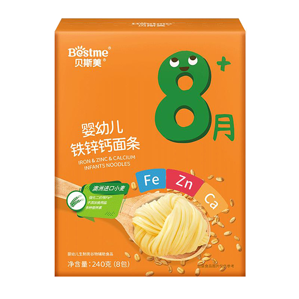  貝斯美嬰幼兒鐵鋅鈣面條