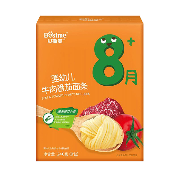  貝斯美嬰幼兒牛肉番茄面條