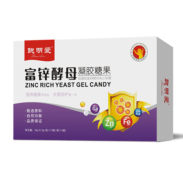  聰明愛富鋅酵母凝膠糖果