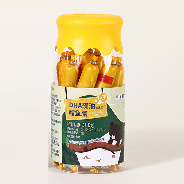  小象散步DHA藻油魚腸-玉米味