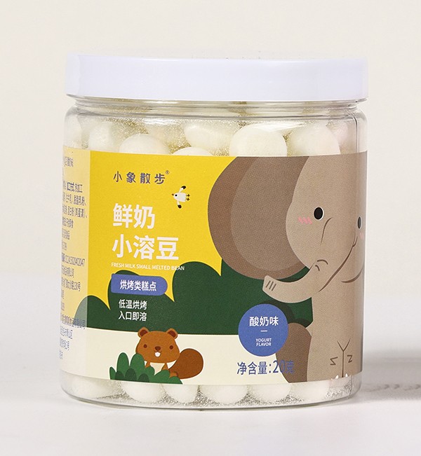  小象散步鮮奶小溶豆-酸奶味