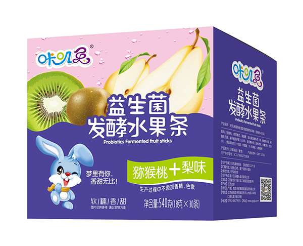  咔嘰兔益生菌發(fā)酵水果條 獼猴桃+梨味