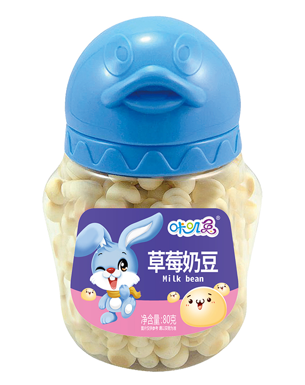  咔嘰兔草莓奶豆