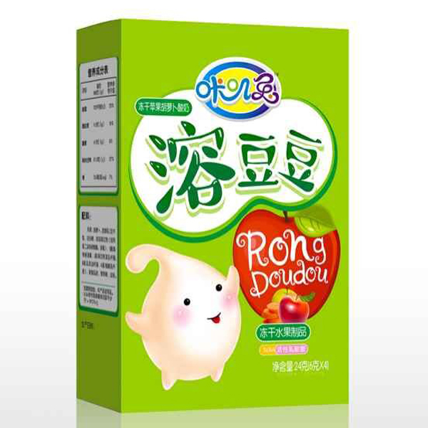  咔嘰兔溶豆豆 蘋果胡蘿卜