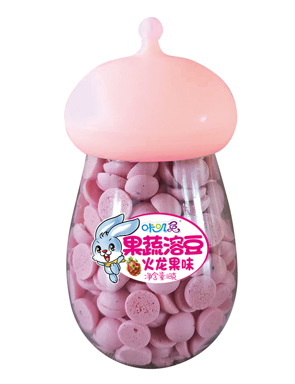  咔嘰兔果蔬溶豆 火龍果味
