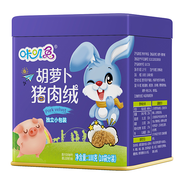  咔嘰兔胡蘿卜豬肉絨