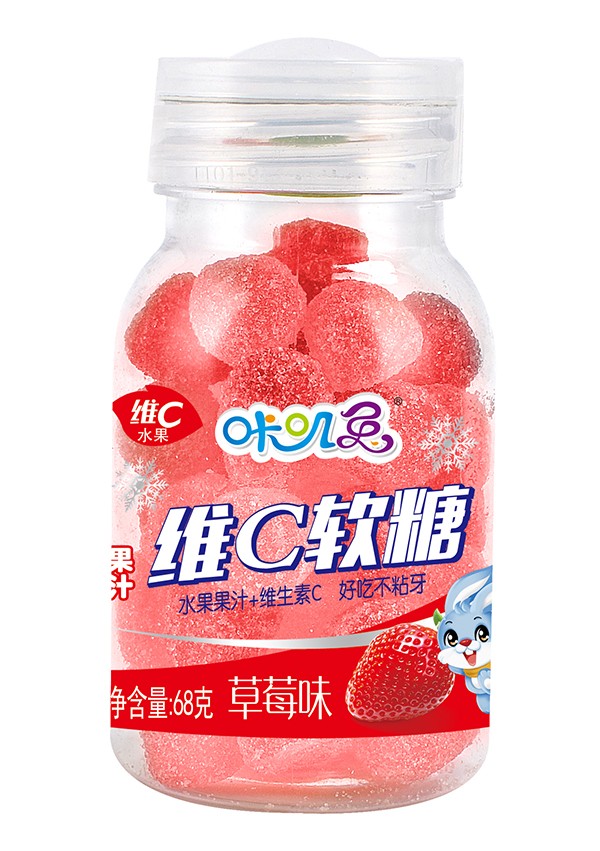  咔嘰兔維C軟糖-草莓味