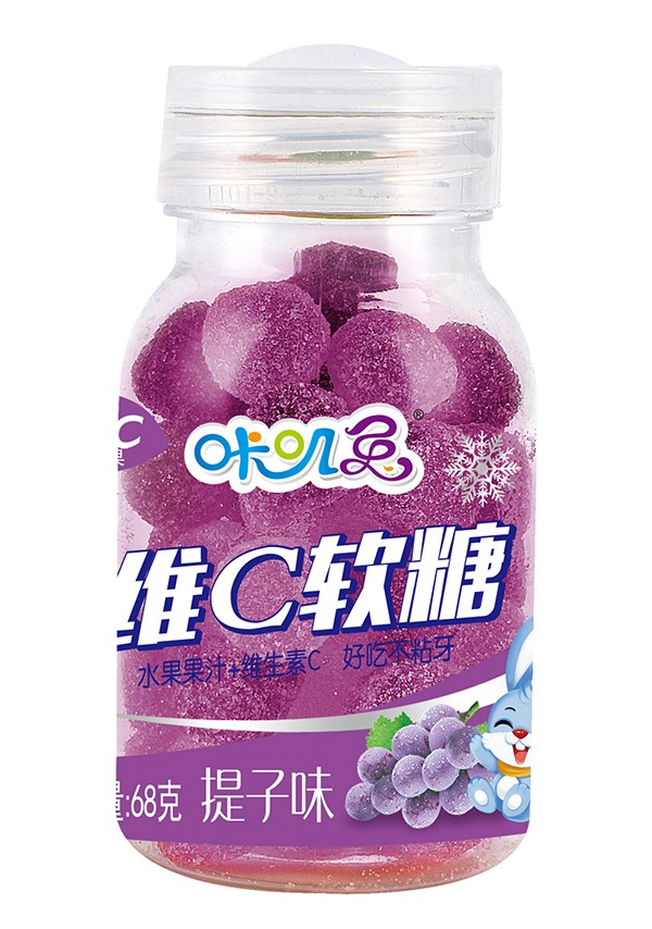  咔嘰兔維C軟糖-提子味