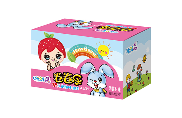 ​咔嘰兔卷卷樂趣味山楂 胡蘿卜味