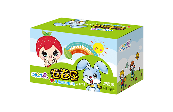   ​咔嘰兔卷卷樂趣味山楂 蘋果味