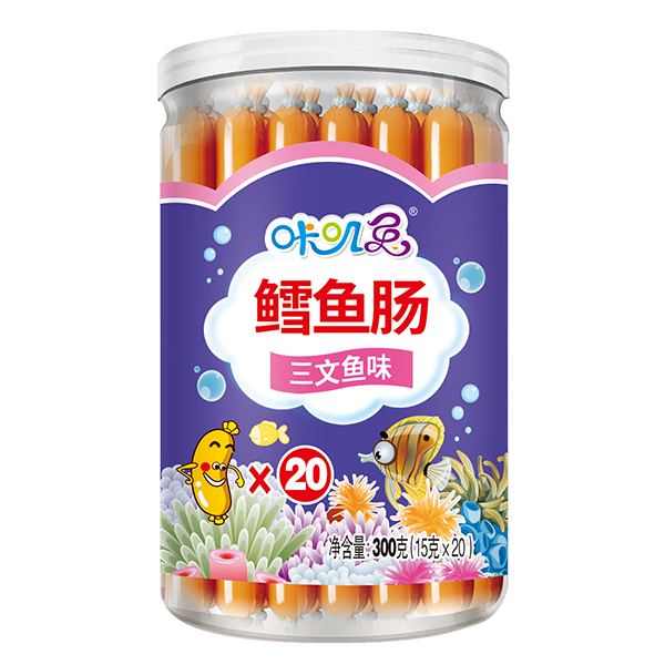 ​咔嘰兔罐裝鱈魚(yú)腸 三文魚(yú)味
