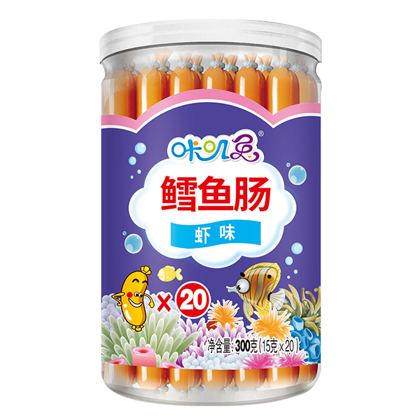  ​咔嘰兔罐裝鱈魚(yú)腸 蝦味