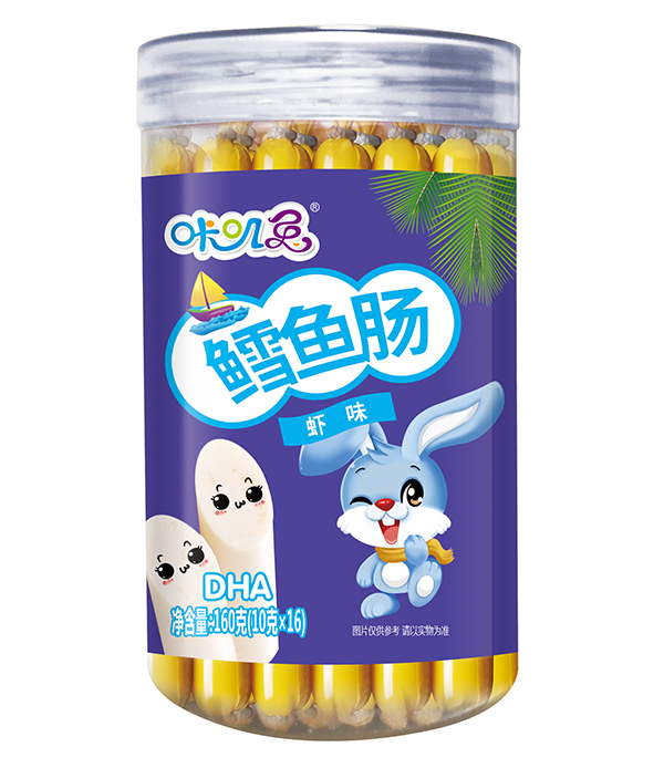  ​咔叽兔鳕鱼肠160g 虾味