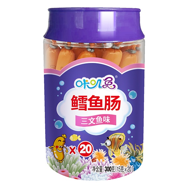  ​咔叽兔鳕鱼肠300g 三文鱼味