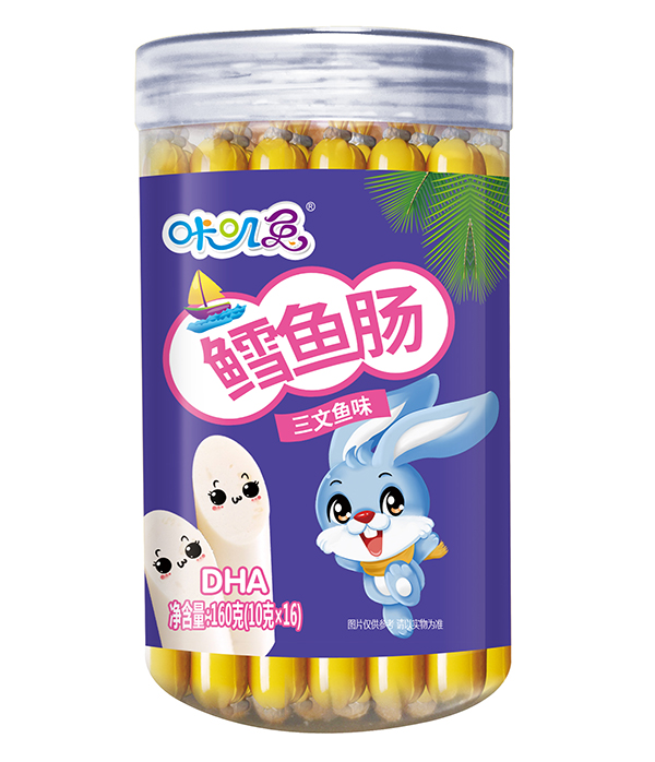  ​咔嘰兔鱈魚(yú)腸160g 三文魚(yú)味