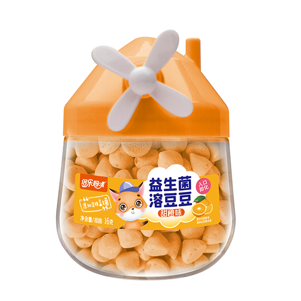  倍乐妈咪益生菌溶豆豆-风车罐甜橙味