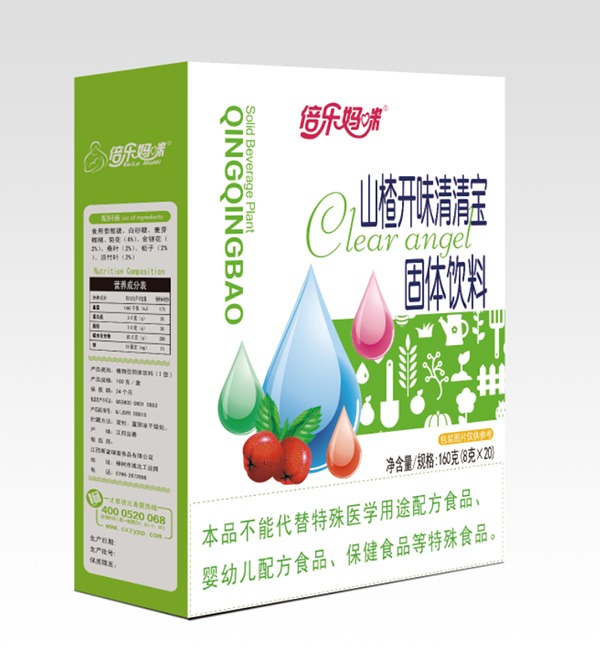  倍樂媽咪山楂清清寶160克盒裝