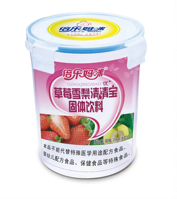  倍樂媽咪草莓雪梨清清寶樂扣256克