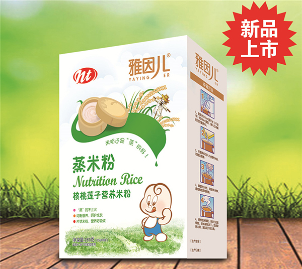  雅因兒核桃蓮子蒸米粉 盒裝