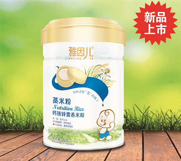  雅因兒鈣鐵鋅蒸米粉 桶裝