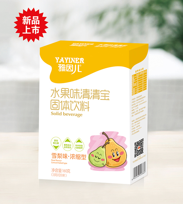  雅因兒水果味清清寶固體飲料 雪梨味 盒裝