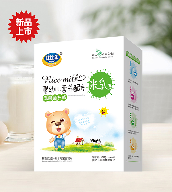  比比樂乳酸菌護(hù)暢營養(yǎng)配方米乳 盒裝