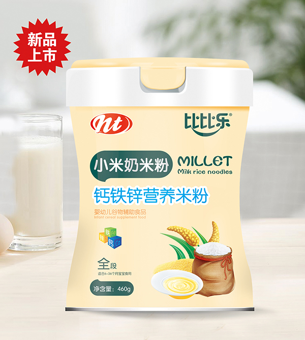  比比樂鈣鐵鋅小米奶米粉  聽裝