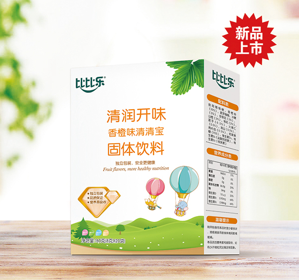 比比樂清潤開味香橙味清清寶 盒裝