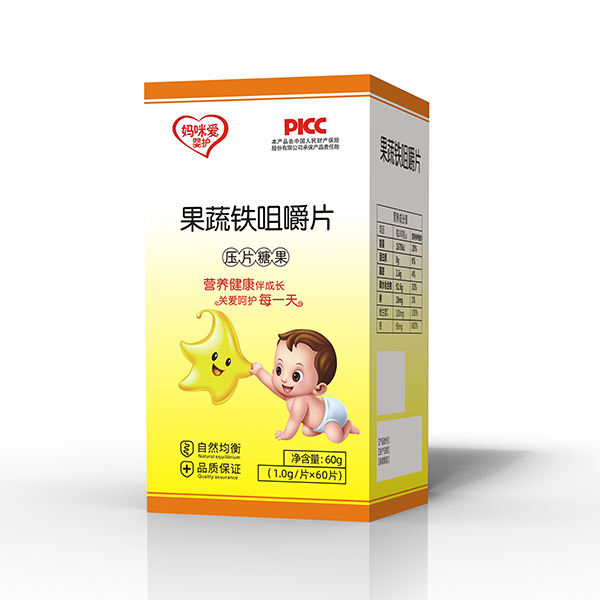  媽咪愛嬰護果蔬鐵咀嚼片