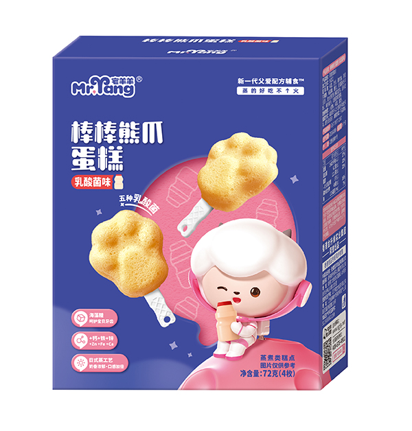  宅羊羊棒棒熊爪蛋糕 乳酸菌味