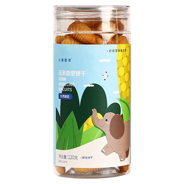  小象散步玉米造型餅干