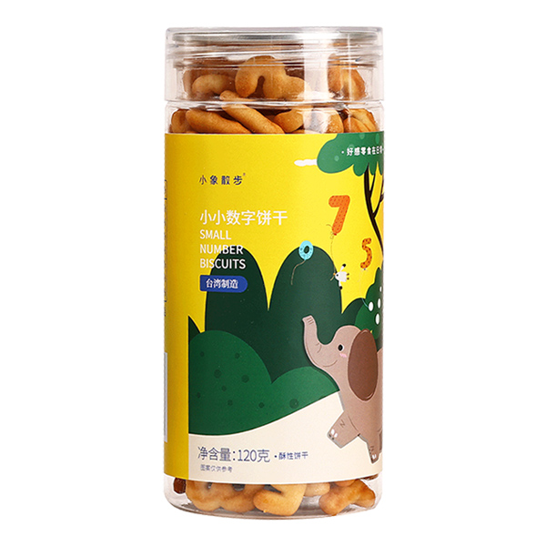  小象散步小小數(shù)字餅干